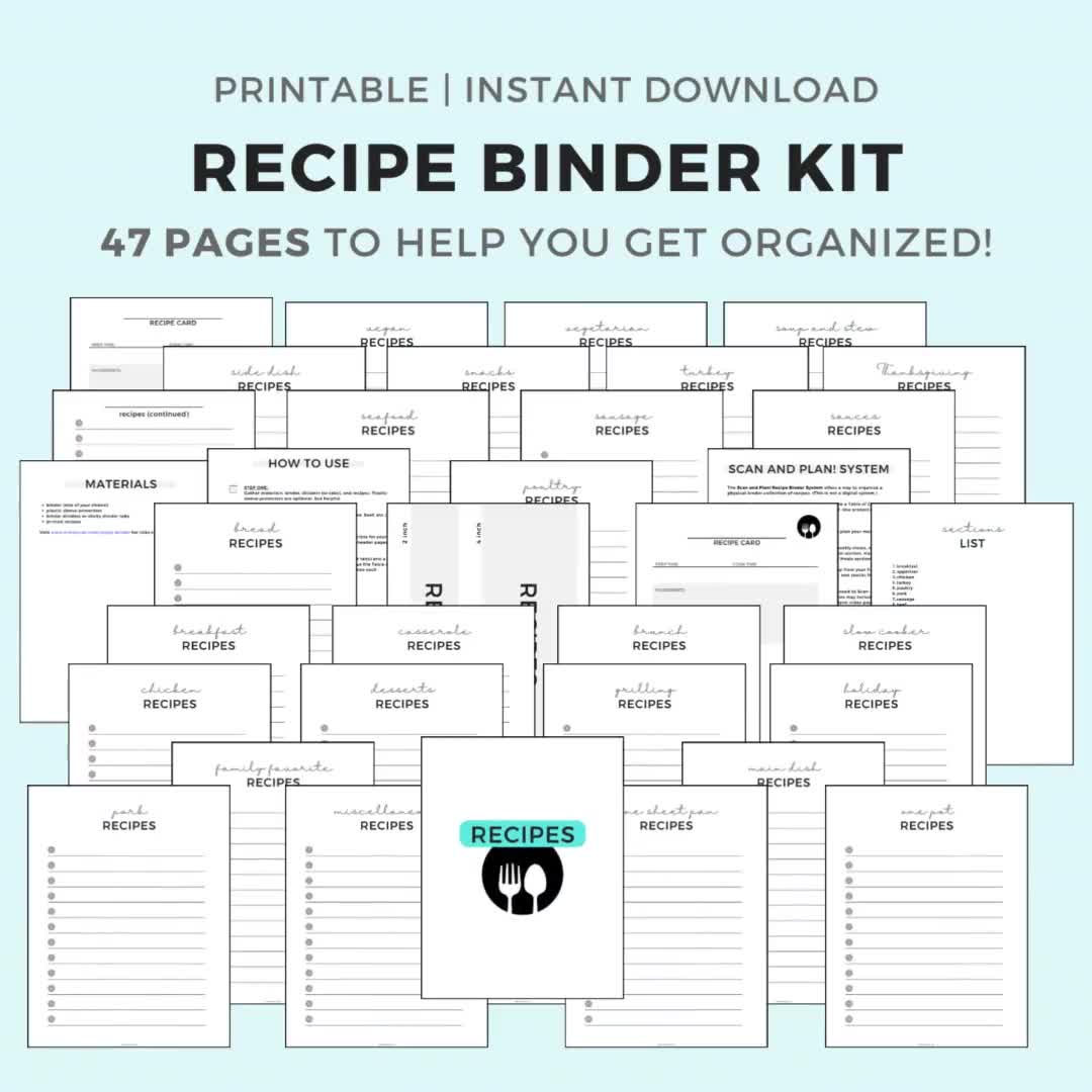 recipe card binder pages C. R. Gibson Brighten up your kitchen and keep your favorite recipes within reach with this cheerful recipe card RECIPE BINDER Kit, Recipe Card,