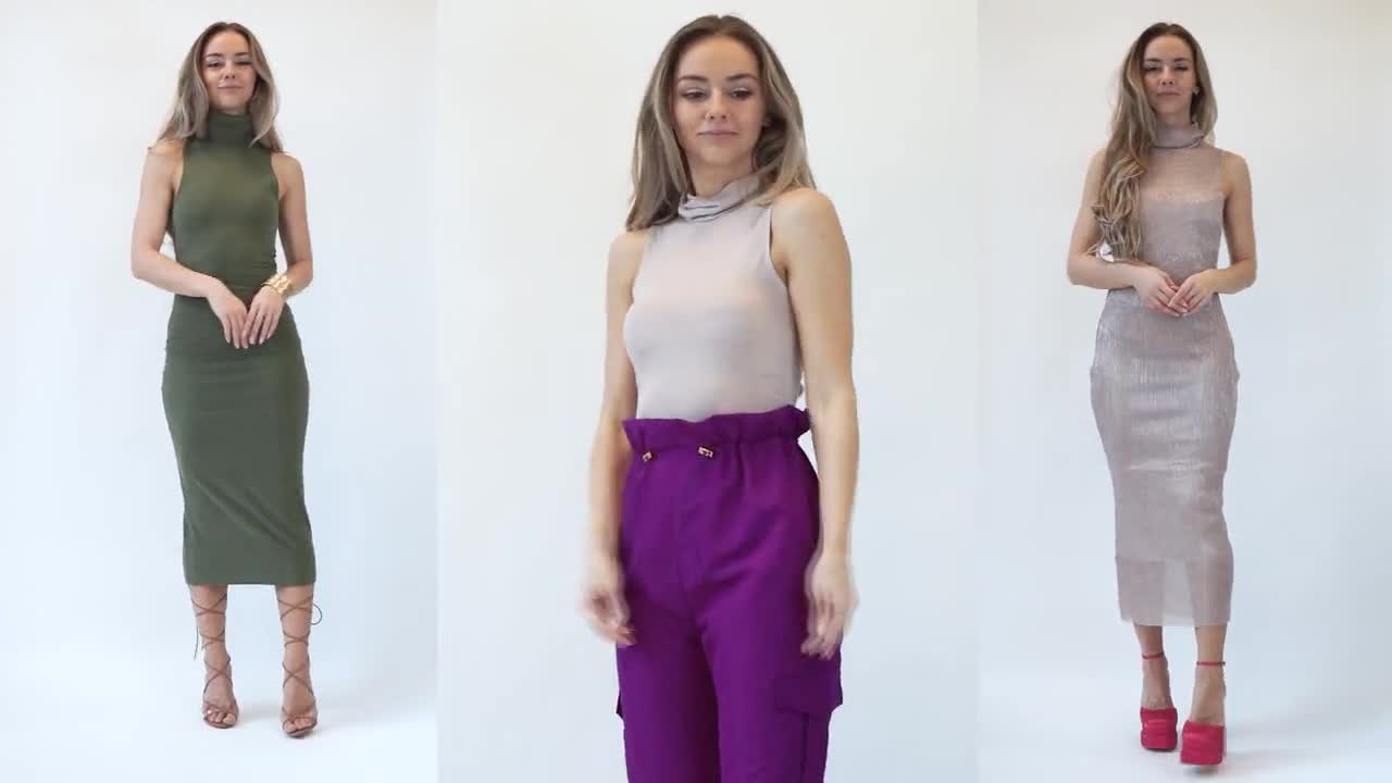 Womens Sleeveless Turtleneck Dress & Top | Margot Jersey