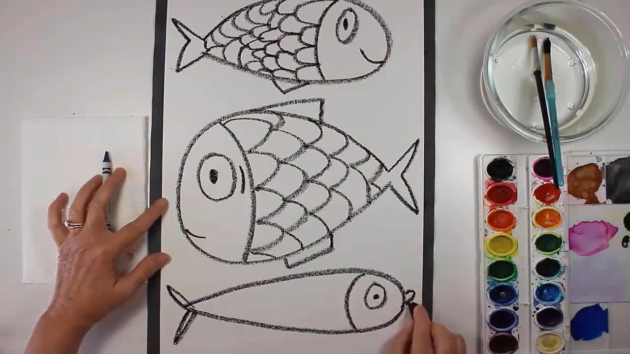 How to Draw a Fish 🐟 #drawing #draw #fish #art #fishart Bring your u... |  TikTok