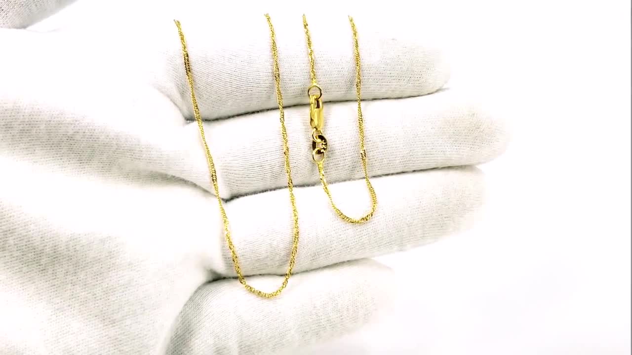 22kt Male Thick Golden Chain For Men, Approx 27-28 Gm, Packaging Type: Box