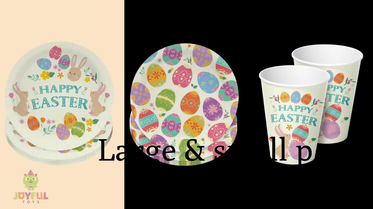 Spring Easter 9oz Paper Cups, 8ct 