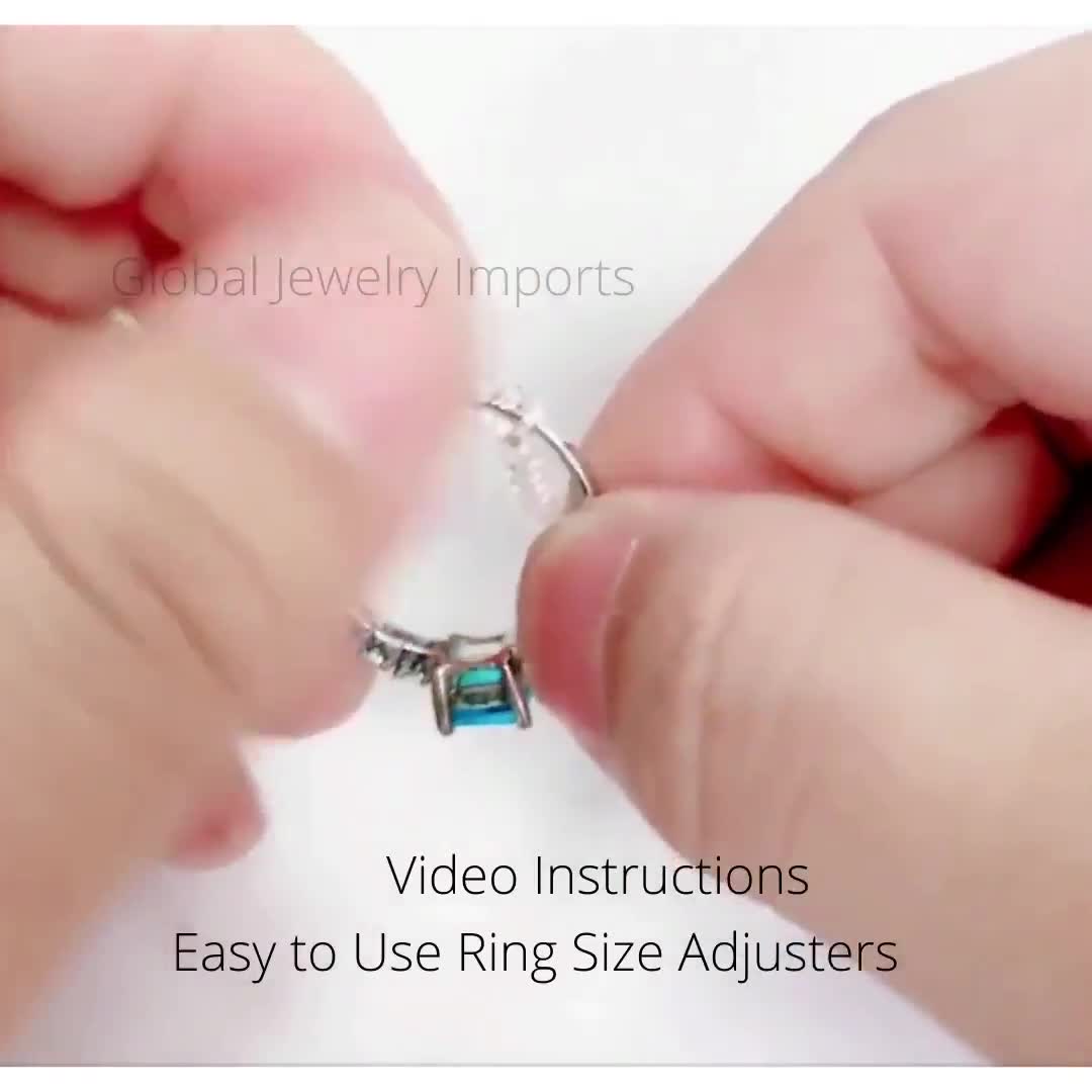 6PCS DIY ring adjuster Silicone Ring Adjuster Ring Size Reducer for