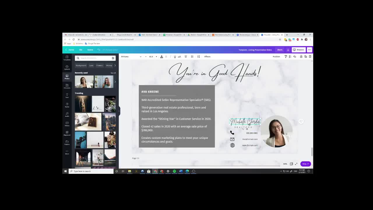 Real Estate Listing Presentation Brochure and Slide Deck: An editable Canva  template for busy real estate agents, image size:1280x720