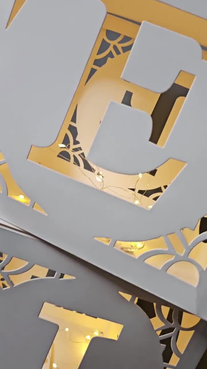 8 decorazioni in cartone Eid Mubarak
