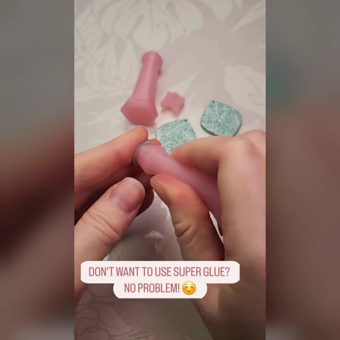 Strumenti Per Orecchini In Argilla - Attrezzi Per Incorporare Borchie, Ideale Per Creare Gioielli Fatti In Casa - Foto 5