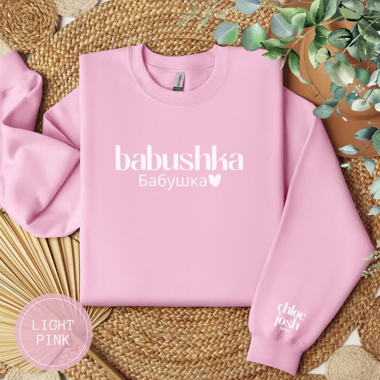 【GRAVER】24FW★ Baba Lettering Sweatshirt Unisex Heavy Blend™ Crewneck Sweatshirt - Qubee Koo with