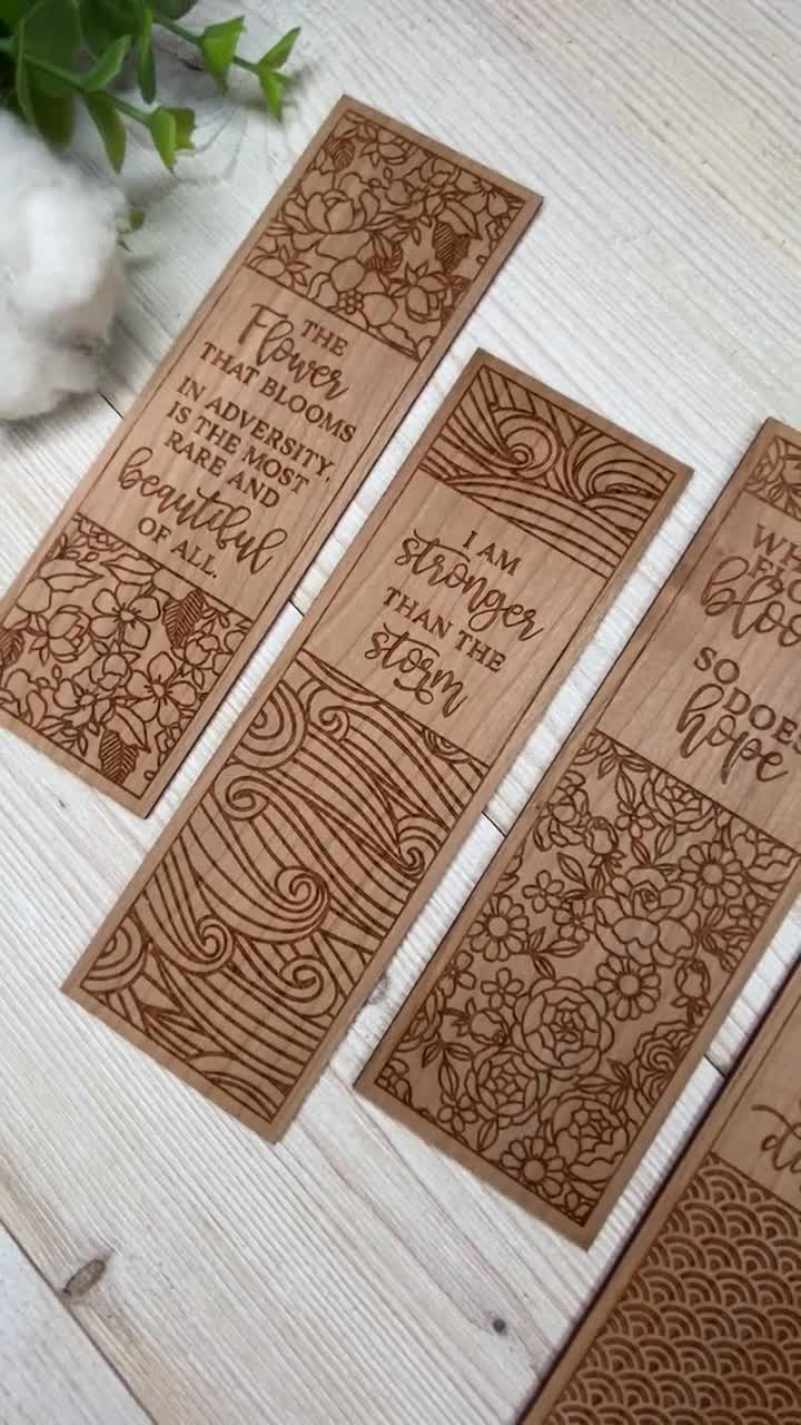 Encouragement Wooden Bookmark - Stand Tall and Strong – The Cottonseed  Marketplace