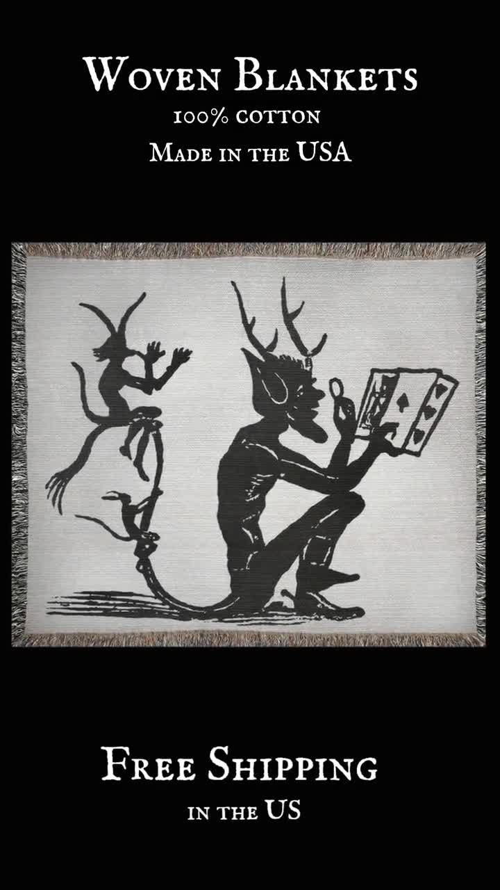 nqrse DEVIL BLANKET ステッカー付き クッション・抱きまくら・ブランケット vaultroom nqrse DEVIL BLANKET