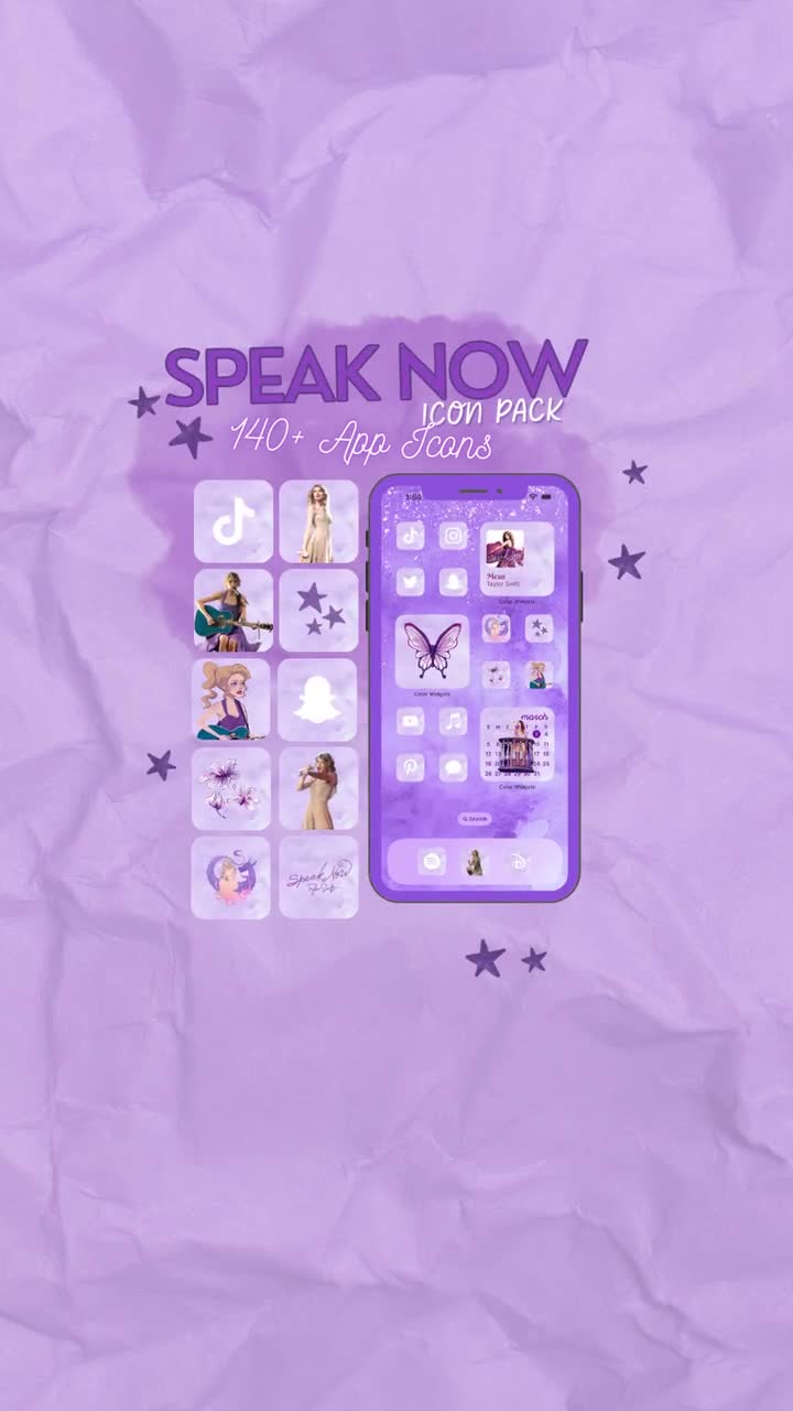 Speak Now Sticker Pack - Taylor Swift iPad Case & Skin for Sale