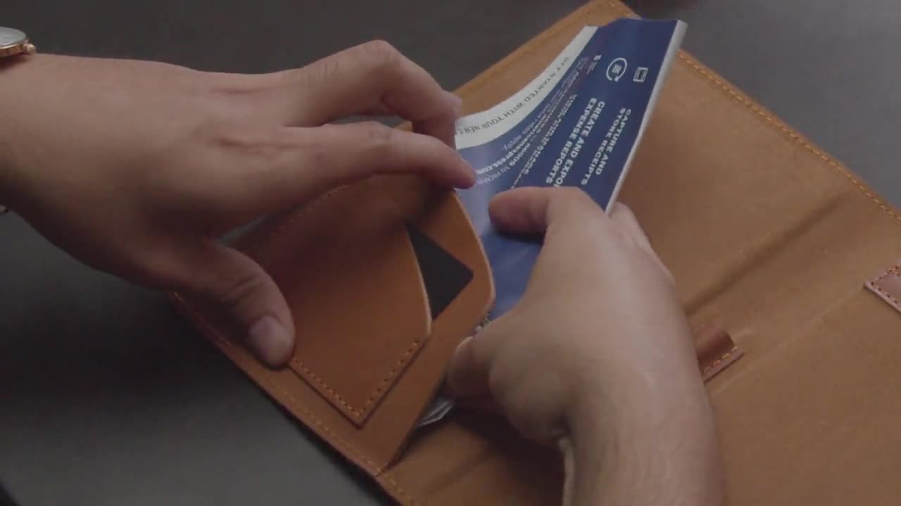 PERSONALIZED Leather Jr Legal Padfolio, Monogrammed Leather Portfolio Cover Custom Corporate Gift For Him | Eriksen Mahogany video poster