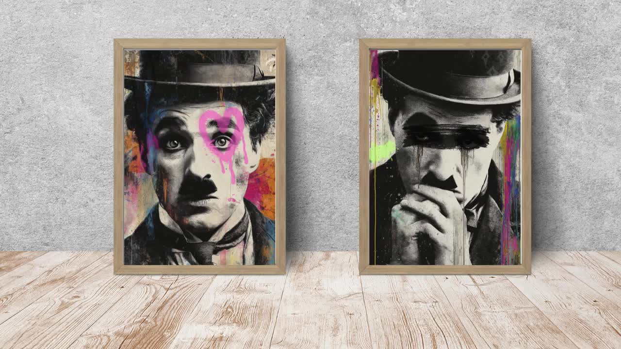 デジタル ウォール アート グラフィティ 3 個セット、3 個のストリート