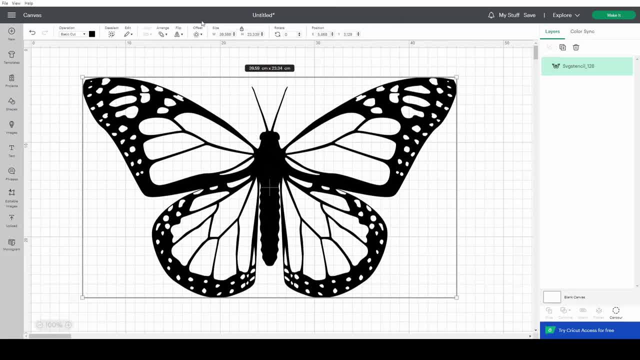 Mariposa monarca svg, mariposa svg, mariposa simple svg, plantilla de  vinilo, silueta cricut, image size:1280x720