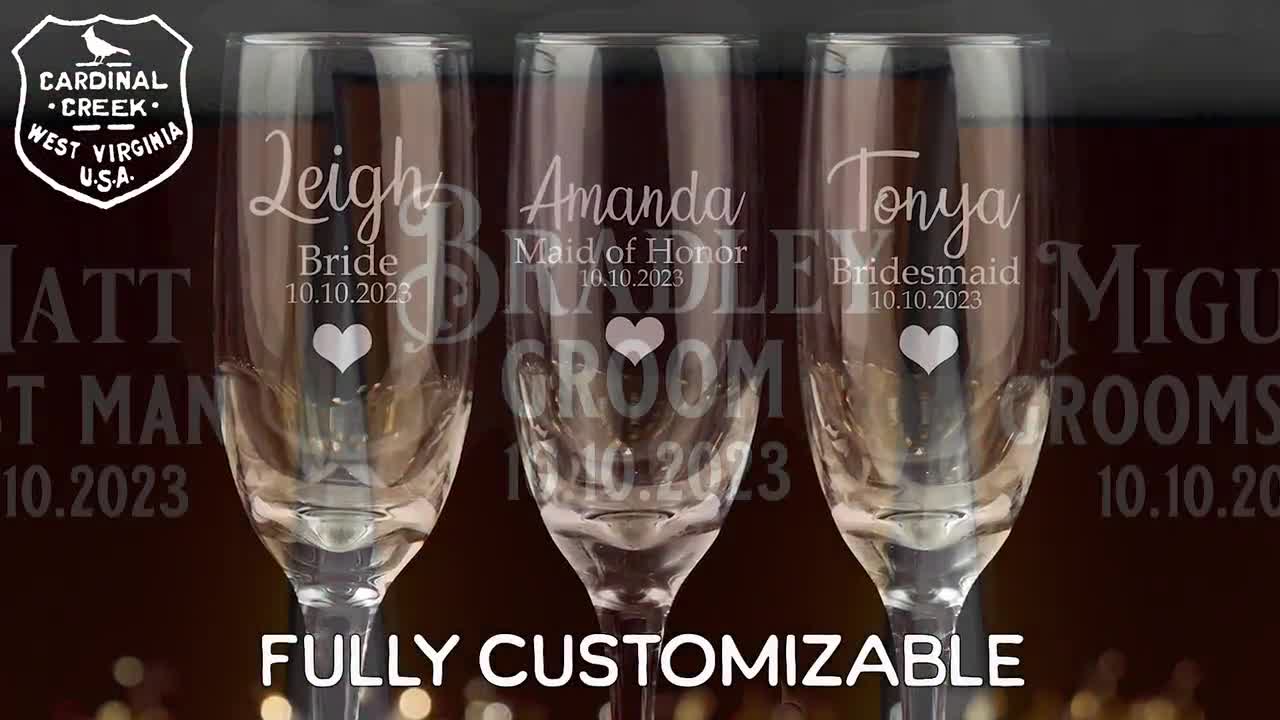 I love you i deals know champagne glasses