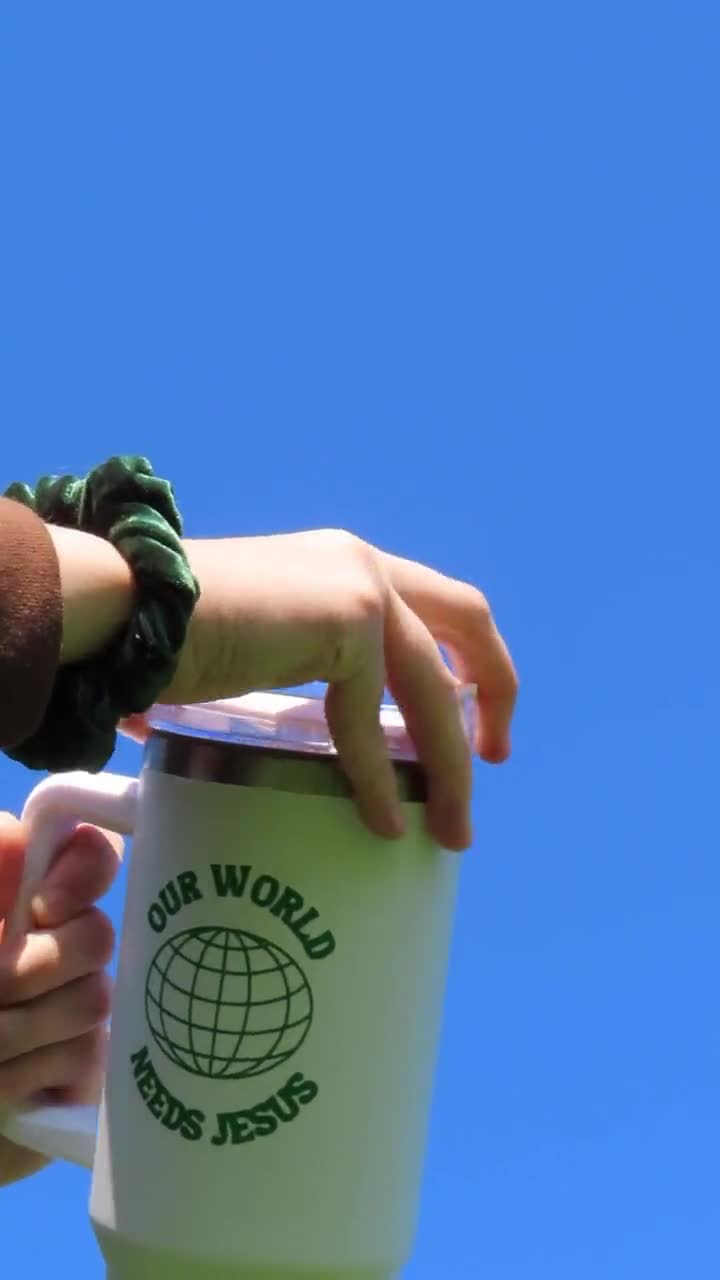 Our World Needs Jesus Tumbler Our World Needs Jesus Tumbler