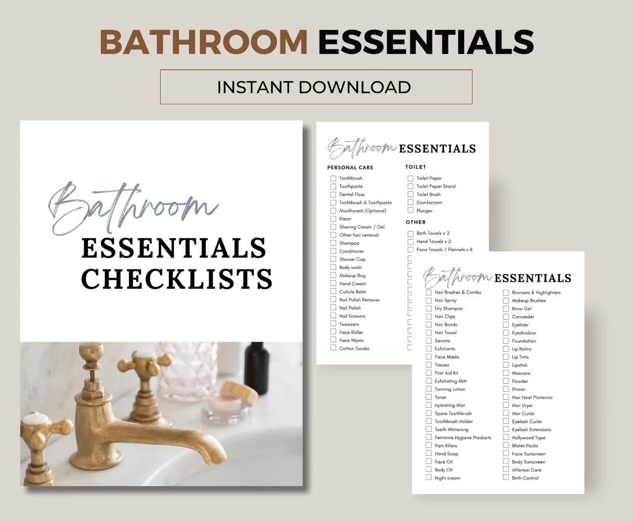 The Airbnb Host's Bathroom Essentials Checklist – bnbNomad  Bathroom  essentials checklist, Bathroom essentials, Bathroom checklist