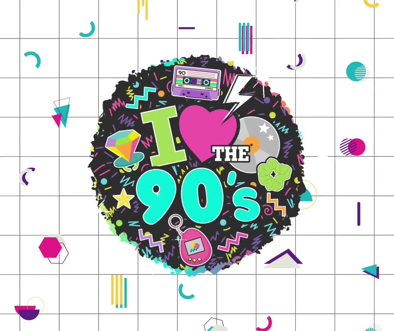 I Love the 90s PNG Sublimation, 90s PNG, 90s Retro, Love 90s, 90s