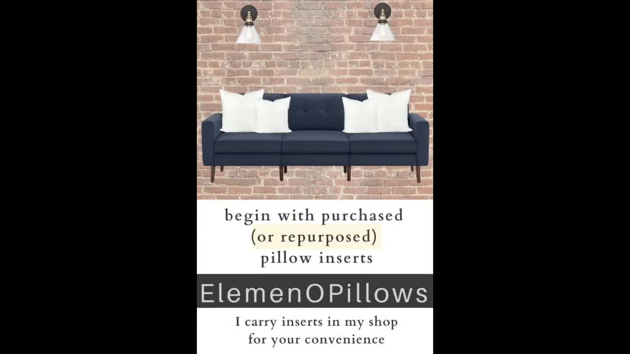 Pillow Inserts, Pillow forms,100% Polyester Fiber fill in 6 sizes from –  Julie Butler Creations