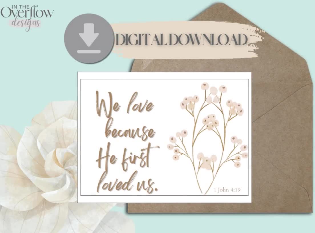 Christian Printable Cards Wedding