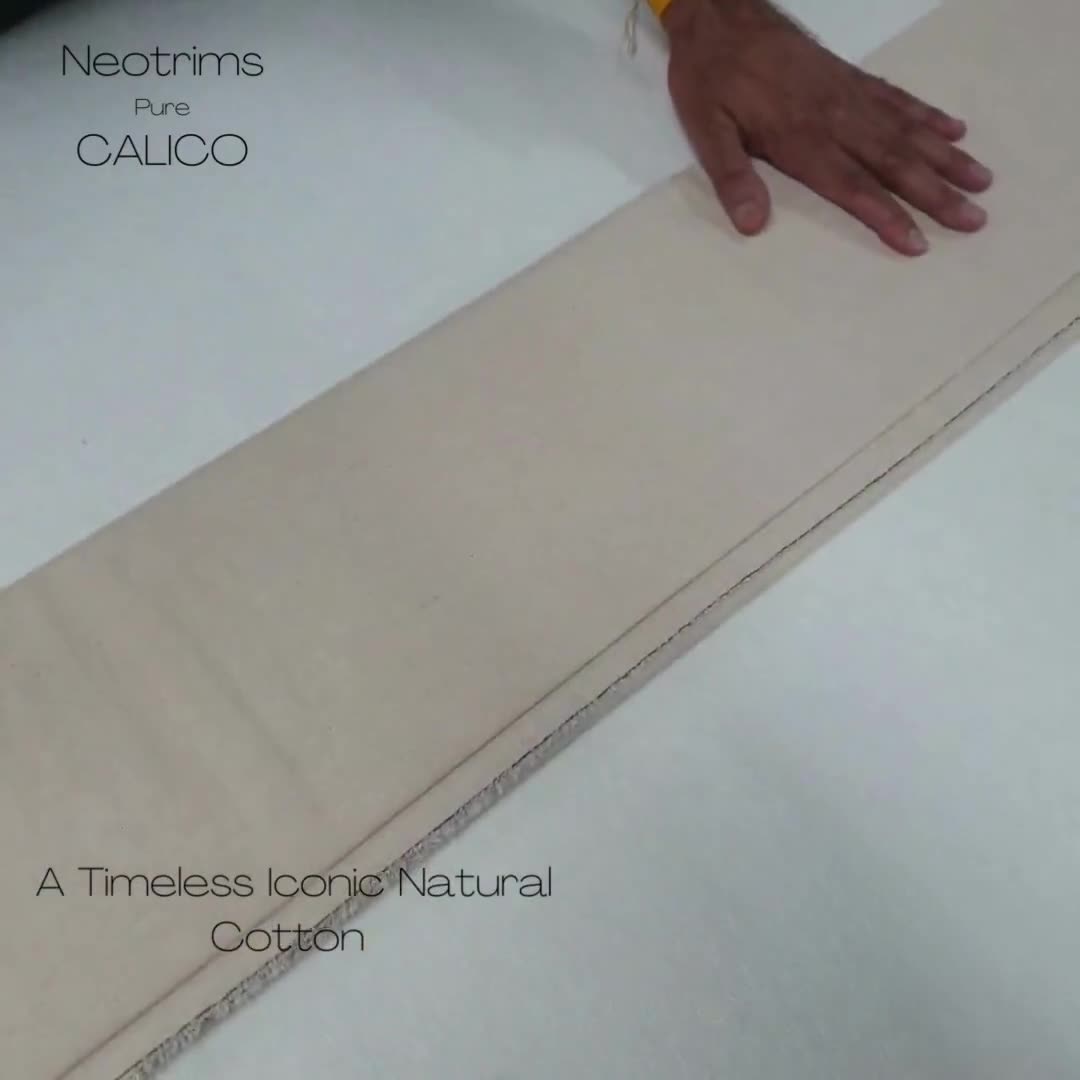 100% Cotton Canvas,Calico & Cotton Linen Mix Fabric for  Craft,Paint,Patchwork,Apparel & Light Upholstery.Neotrim Natural  Fibres,Unbleached & Eco-Friendly Vegan Material, Duck Canvas, 1 Meter :  : Home