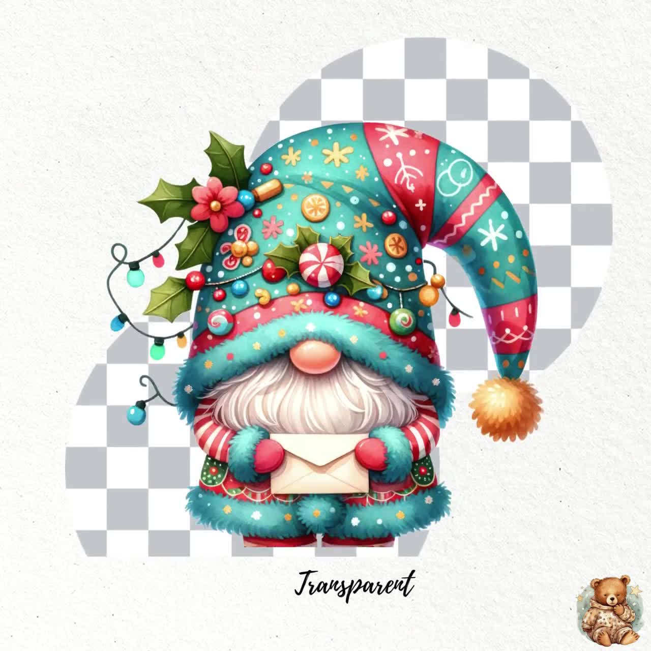 Weihnachts Wichtel Clipart, Weihnachts Wichtel PNG, Ghome ...
