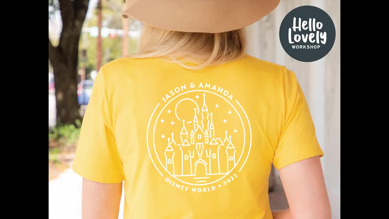 DisneyWorld Florida 2024 2025 Personalised T-Shirts Matching Family Mouse  Gift
