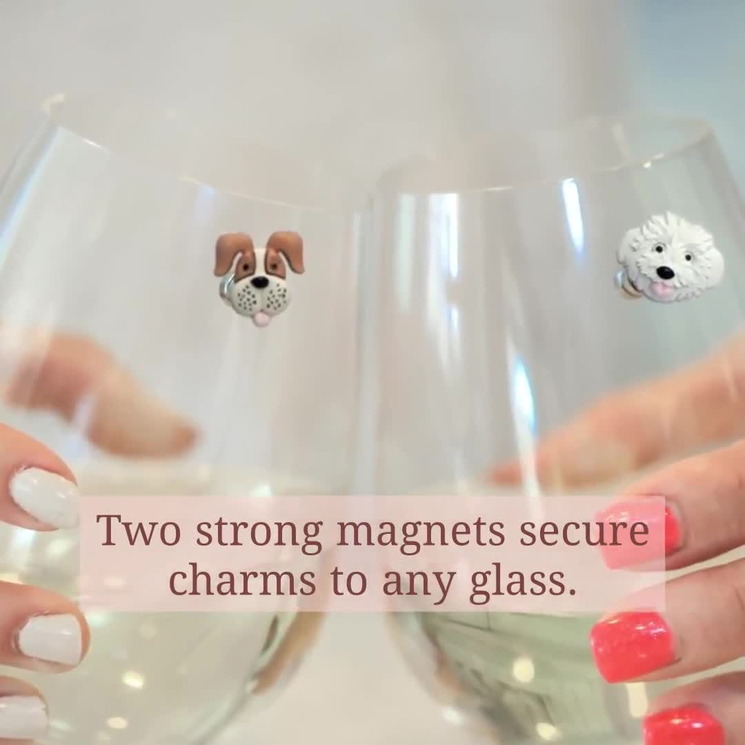 Schnauzer Stemless Wine Glass One Glass Unique Gift For Dog Lovers Hand - View #5