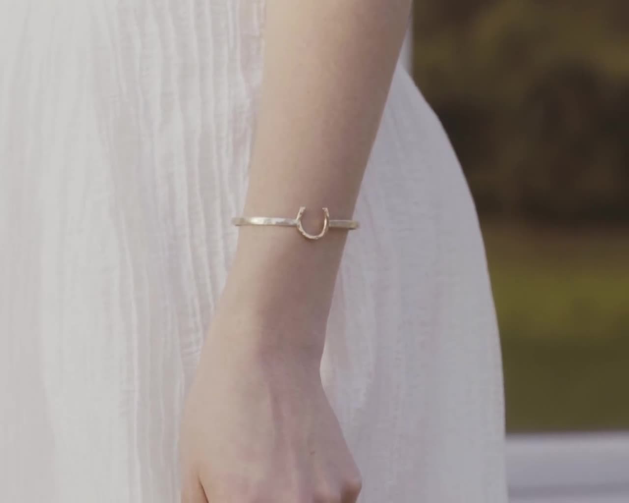 Horseshoe Cuff / Horseshoe Jewelry / Lucky Horseshoe / Good