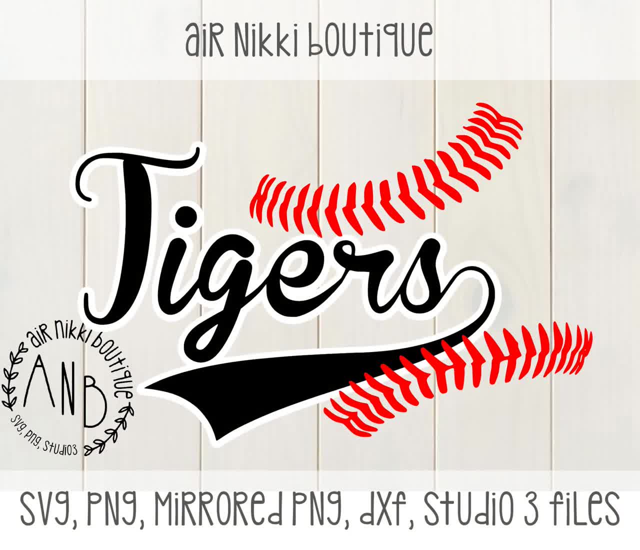 Tigers Baseball Svg Dxf eps Baseball Laces Download File Silhouette Studio  Softball svg Digital Vinyl Cut File Cricut Tigers svg