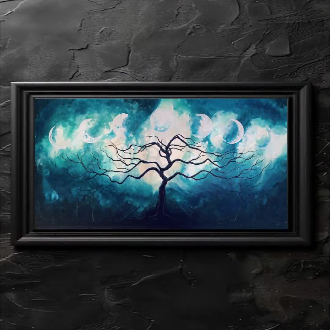 The Heart Reforged - Dark Art Print - Deep Green Broken Heart