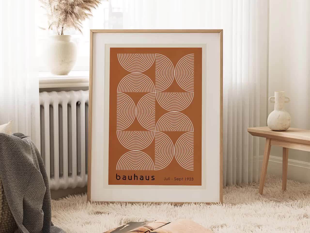 Bauhaus Poster Download Mid Century Modern Print, Bauhaus Wall Art