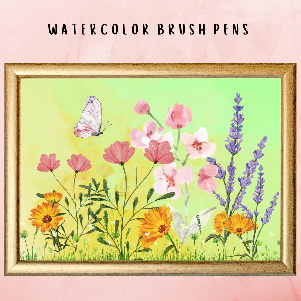 ARTEZA Watercolor Brush Pens 48 Color Real Brush Pens NEW 