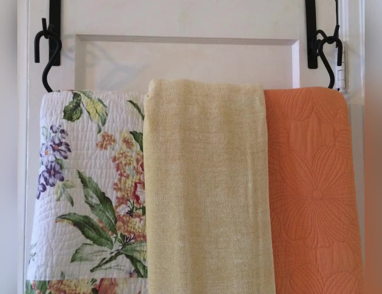 The Quilt Keeper over-the-door quilt rack is here! - The Jolly