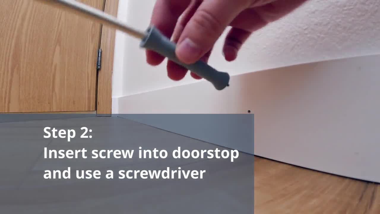 Magnetic Wall Door Stop - Prop your doors open video poster