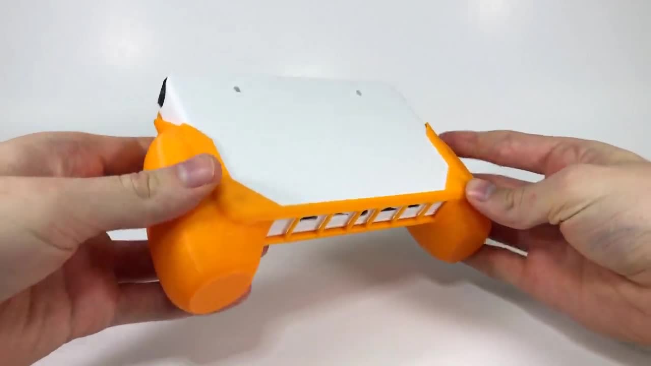 Powkiddy RGB30 Comfort Grip Case 2-in-1 Screen Protector 3D Printed 