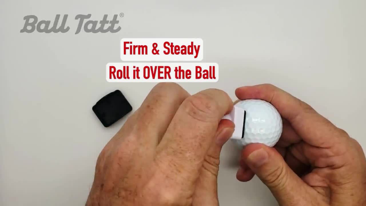 Ball Tatt - Bulldog Golf Ball Stamp, Golf Ball Stamper, Self-Inking Golf Ball Marker Stamp, Waterproof, Golfer Gift for Men & Women video poster