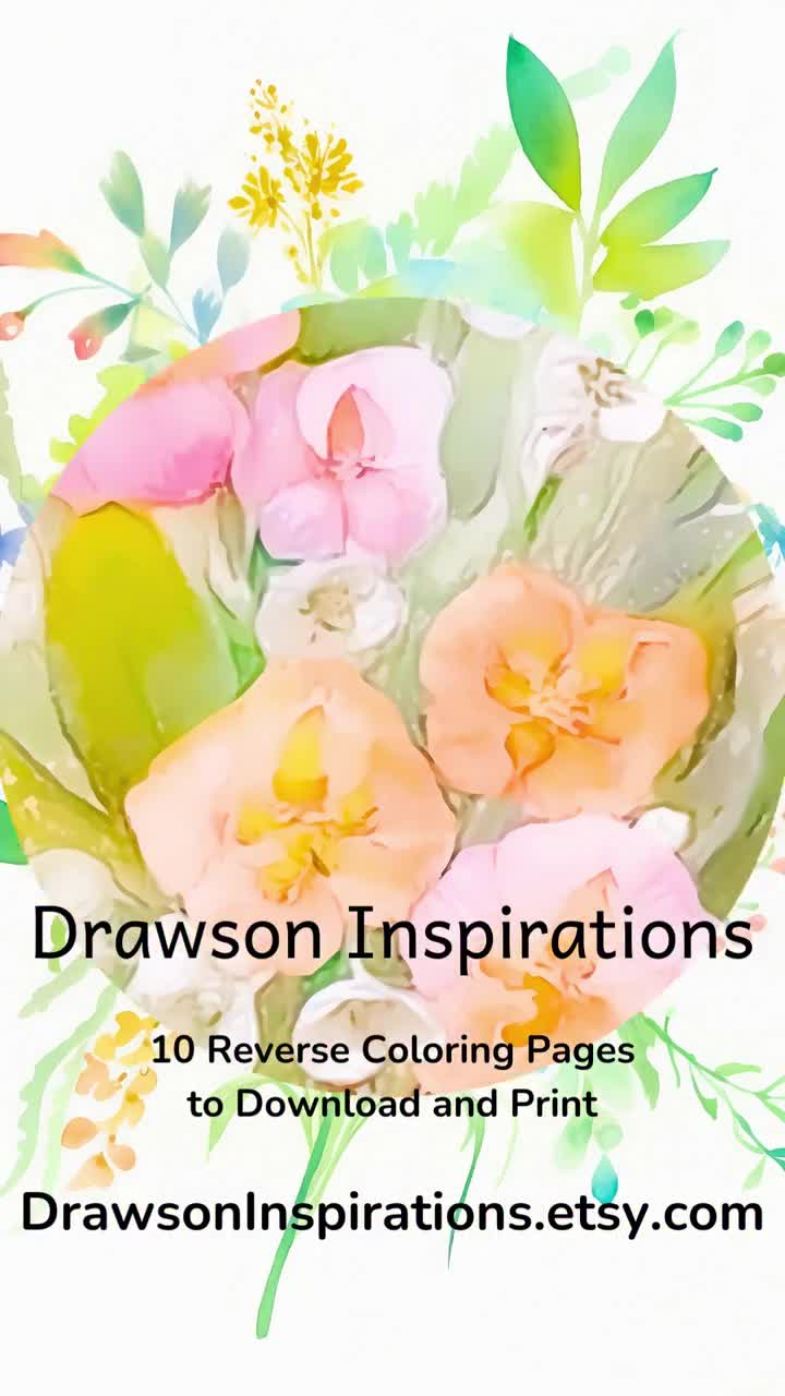 Pin on Reverse Coloring Downloads by Tracy