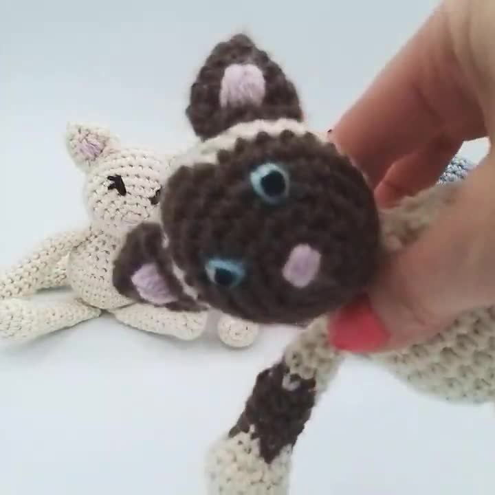 Kitten Crochet Kit Amigurumi Kitten Pattern Crochet Cat 