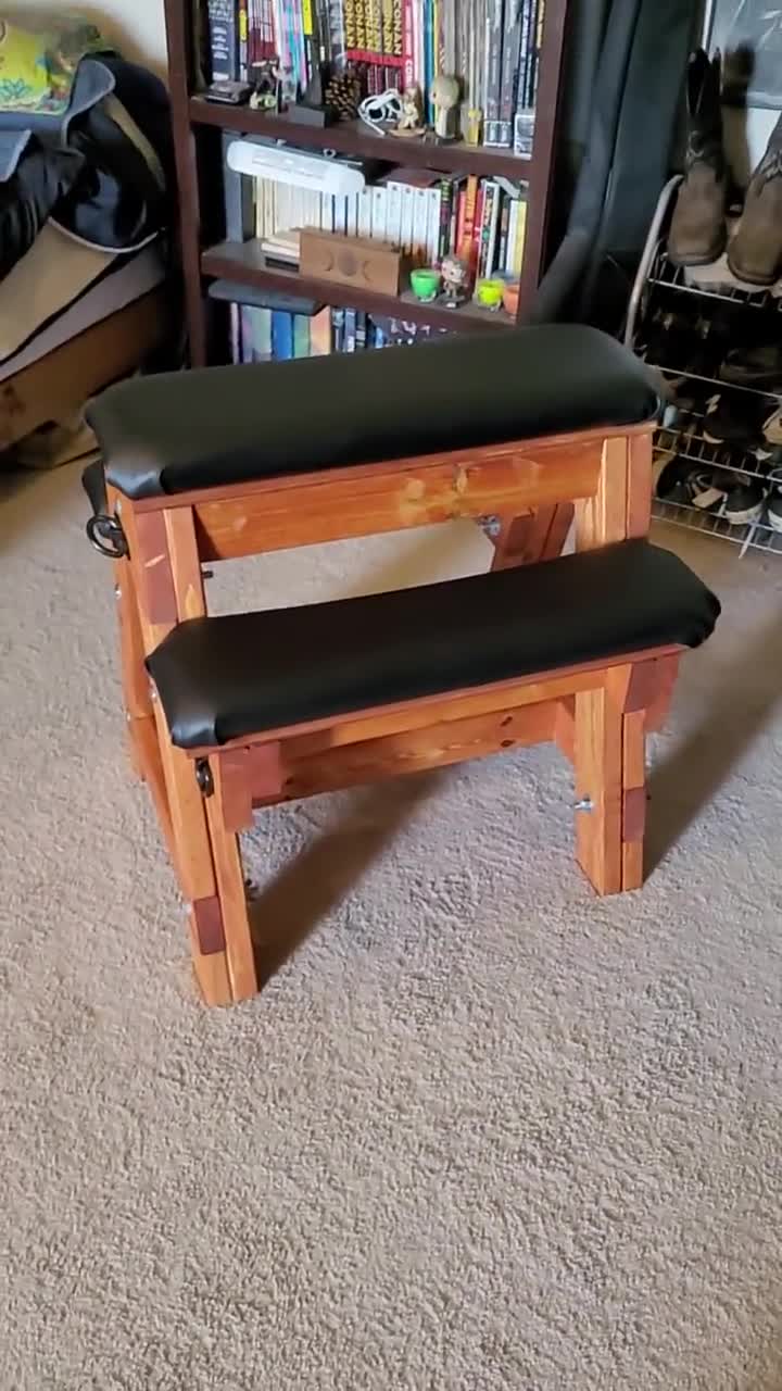 Plans for Portable and Adjustable Spanking Bench