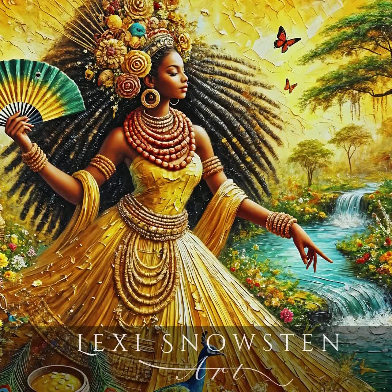 Oshun, African Orisha Goddess of Love, Fertility, and Rivers
