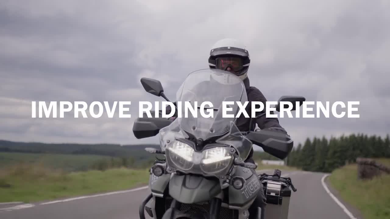 BLOQ brandstoftankgrepen motor voor TRIUMPH Scrambler 400 (2024-) / Speed 400 (2024-) - ZWART video poster