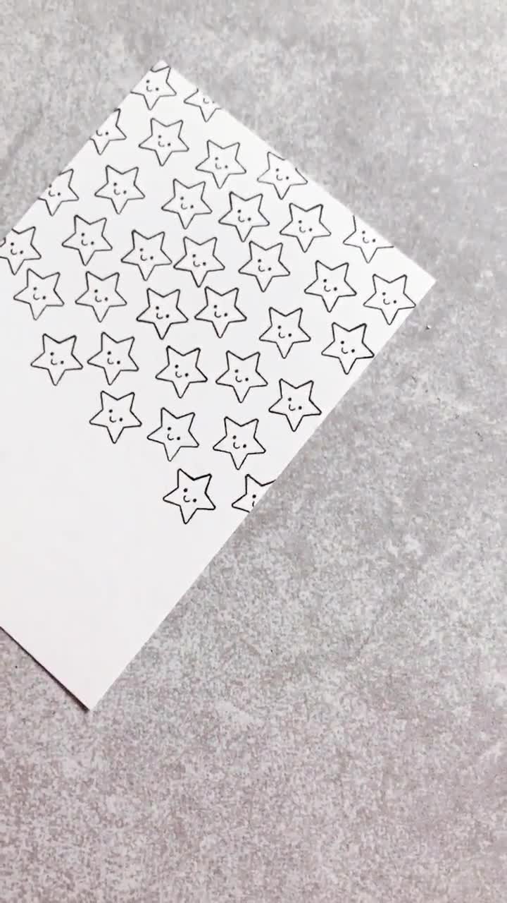 Happy Star Stamp Smile Kawaii Star Rubber Stamp Teacher Stamp Planner  Stamps Gift for Her DIY Valentine's Scrapbooking Stamps 