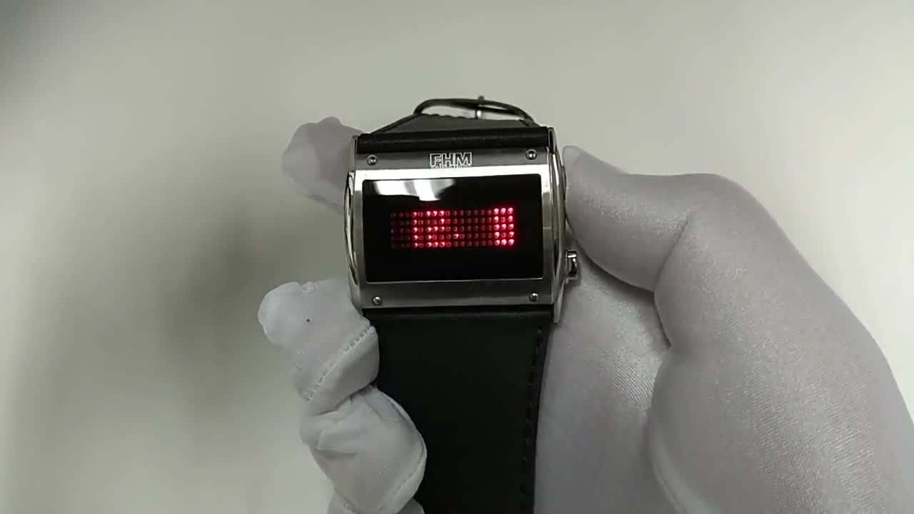 Led best sale matrix watch