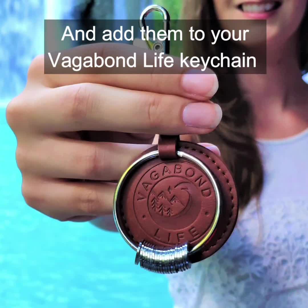 Traveler Key Chain - Collect Your Travels - Vagabond Life