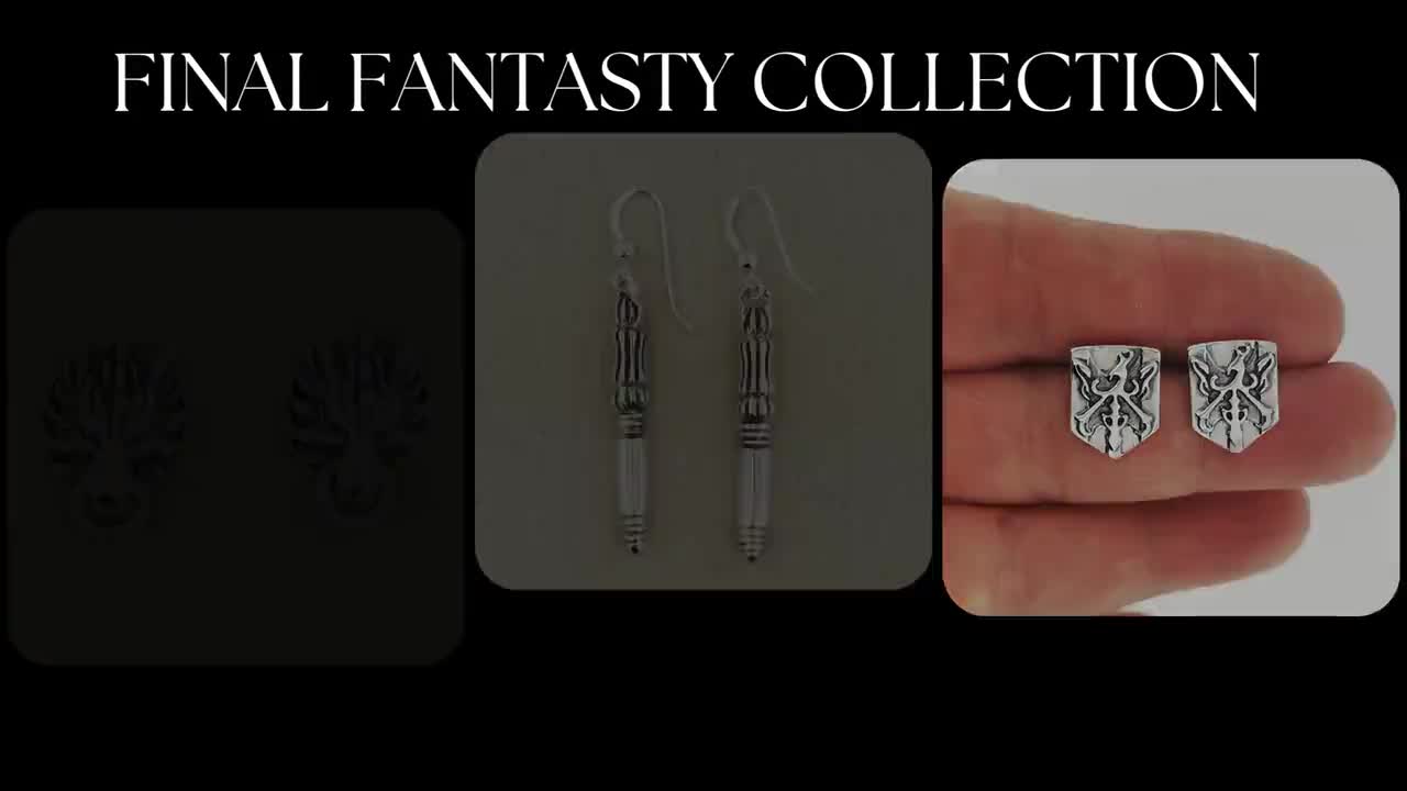 ファイナルファンタジーXIII-2 セラ キャットイヤリング スターリング