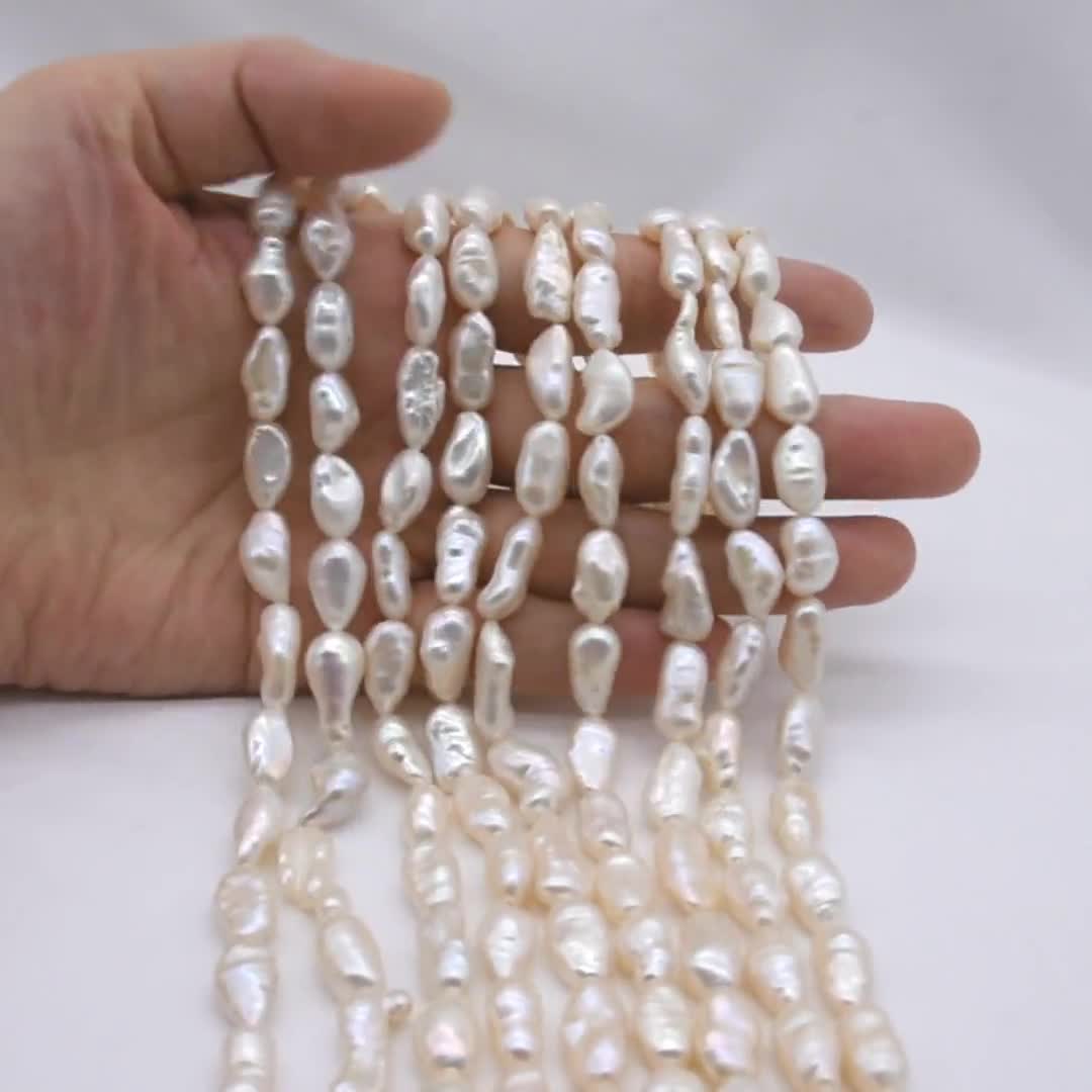 White Pearl Beads – Sumathi