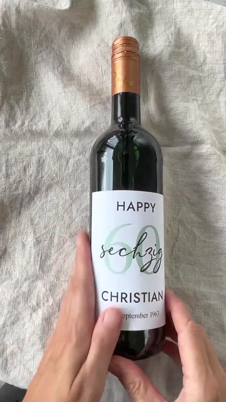 Etichetta Vino Personalizzata Per Il 18 Compleanno, 18 E - Foto 10