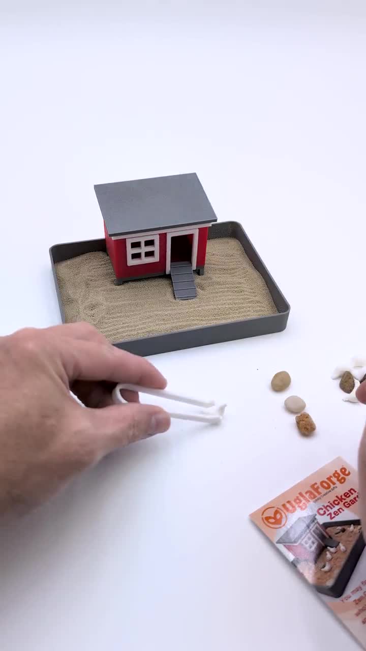 Chicken Zen Garden: Desk Sand Garden DIY Kit - Etsy