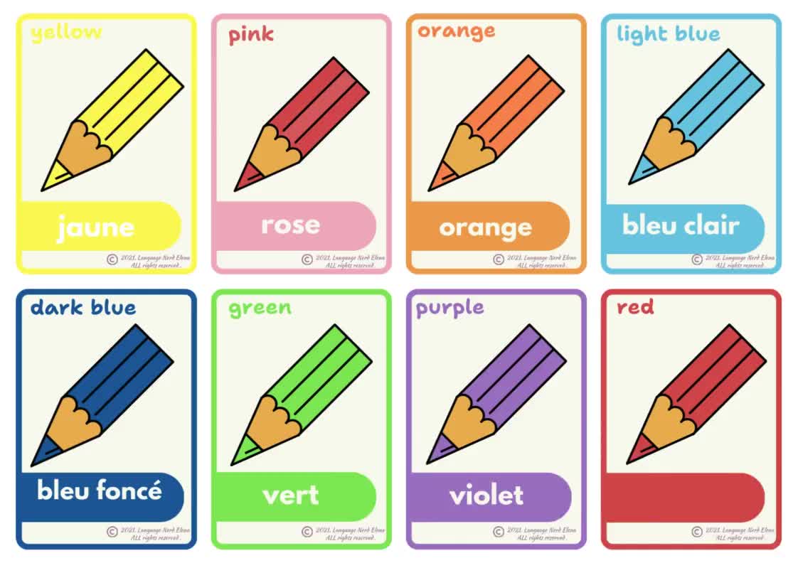 Pat's Flash Cards - Carte Didattiche Di Grammatica E Frasi Francesi: Impara Il Francese In Modo Facile - 4