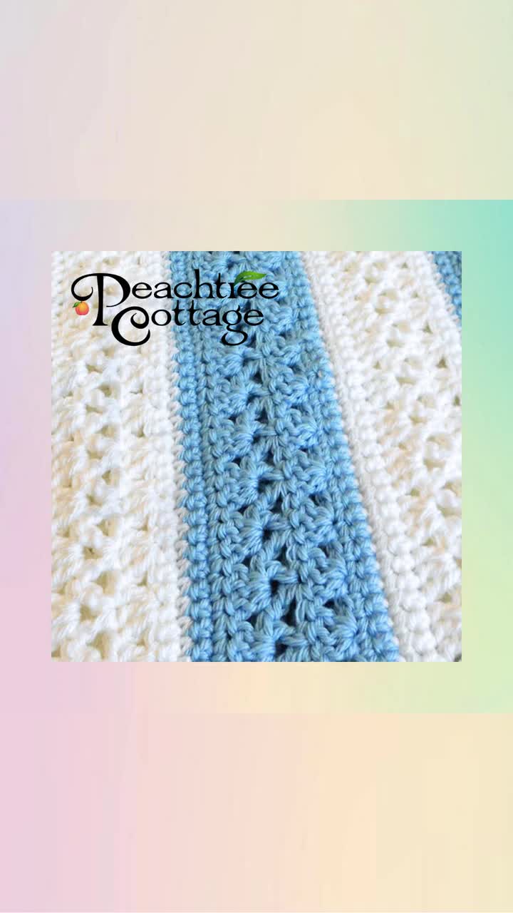 Crocheted Baby Blanket - Crocheted Baby Afghan Babyghan - Great Baby Shower good Gift - Made To Order