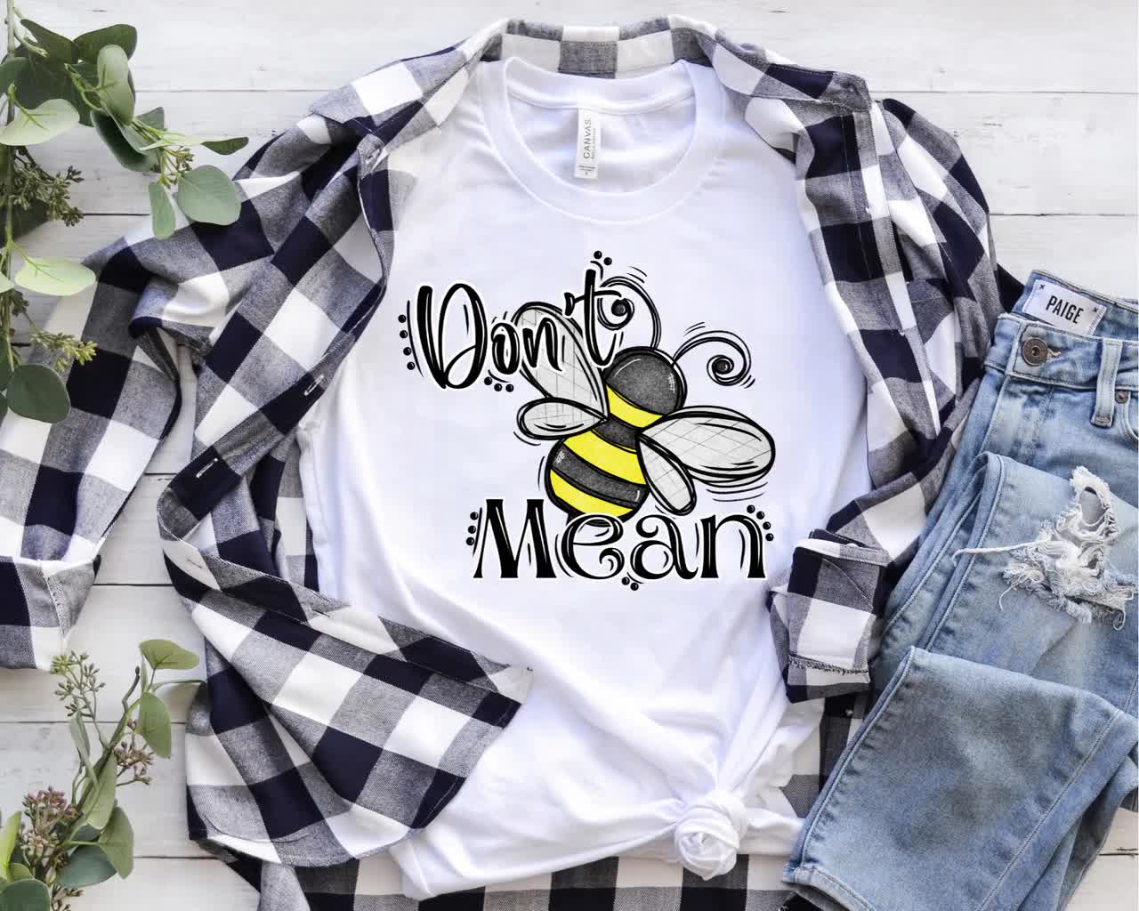 Be Kind Shirt For Women – Cute Bee Graphic Blessed Tank Top | Funny Inspirational Teacher Tee, Fall Casual Wear